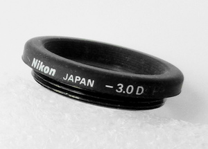 ★ ニコン Nikon F3 視度補正レンズ -3.0 D （ラバー仕様）