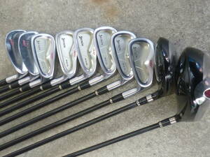 引取り限定/福岡県/SRIXON WR 5~9.S.A.P/ 4/16.5/9.5/SV-3011J スリクソン10本まとめ/中古品・ケースなし