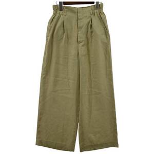 green label relaxing グリーンレーベルリラクシング ワイド パンツ size36/カーキ系