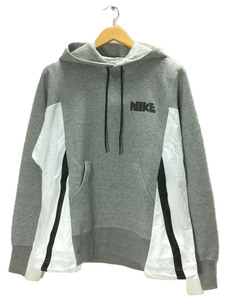 NIKE◆20AW/ナイキ×サカイ/NRGフーディパーカー/Sサイズ/コットン/グレー/CZ4695-063