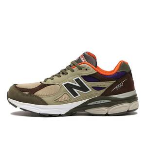 NEW BALANCE M990V3 BY TEDDY SANTIS KHAKI ORANGE ニューバランス M990V3 バイ テディ サンティス カーキM990BT3 27.5cm定価34100円