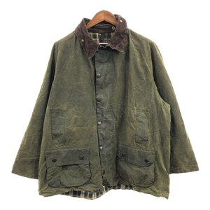 【B品】 2000年代〜 イングランド製 Barbour バブアー BEAUFORT ビューフォート オイルド ジャケット (メンズ C52/132CM) 中古 古着 Q1321