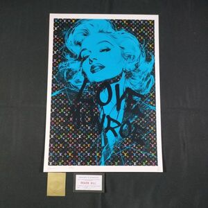 DEATH NYC 【DB10】 アートポスター 現代アート ポップアート 世界限定100枚 LouisVuitton マリリンモンロー LOVE Marilyn Monroe