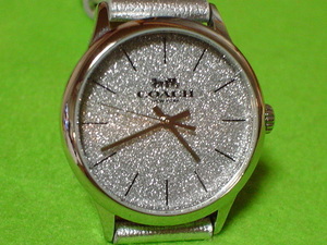 珍品　デザイン　COACH　３ATM　腕時計　シルバー