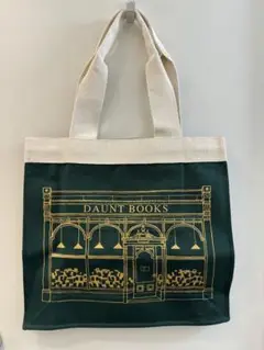 Daunt Booksトートバッグ　緑×ゴールド ダウントブックス　イギリス限定