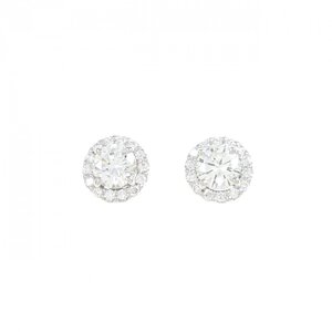 【リメイク】PT/ST ダイヤモンド ピアス 0.501CT 0.511CT E SI1 Good