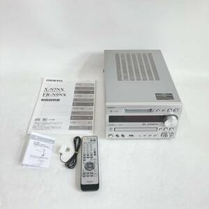 【1000円スタート】ONKYO CD/MDチューナーアンプ FR-N9NX