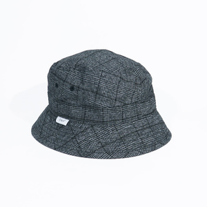 WTAPS ダブルタップス 23AW BUCKET 01/HAT/ PLRA.TWILL.TEXTILE 232HCDT-HT05 バケット ハット ツイル テキスタイル ブラック Sepz