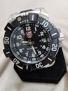 ●超特価・超美品・LUMINOX ダイバーウォッチ QZ・アメリカ海軍使用・ウォッチケース新品