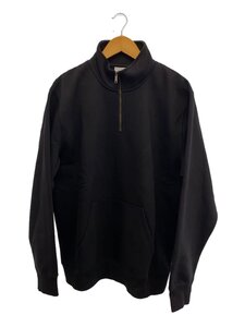 Carhartt◆CHASE NECK ZIP SWEAT/XL/コットン/BLK/無地