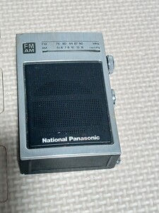 希少 National Panasonic RF-555 AM/FM 2BAND ラジオ 昭和レトロ