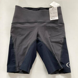 C3fit インパクトレーシング ハーフパンツ レディース L チャコールグレー 3FW55120