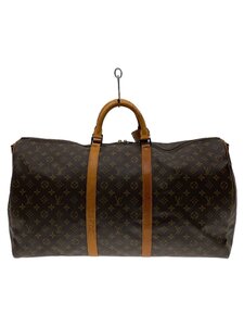 LOUIS VUITTON◆キーポル・バンドリエール60_モノグラム・キャンバス_BRW/PVC/BRW