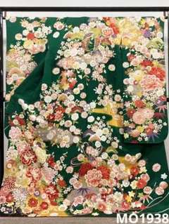 振袖 豪華 刺繍 金彩 紋意匠 身丈173cm 撥水加工済