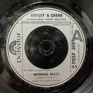 ◆UKorg7”s!◆GODLEY & CREME◆WEDDING BELLS◆