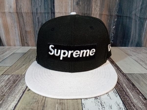 Supreme x NEW ERA シュプリームxニューエラ 2-Tone Box Logo キャップ 帽子 ブラック 7 3/8 店舗受取可