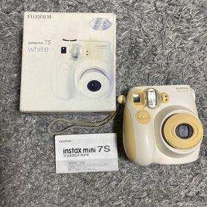 箱付き FUJIFILM チェキ instax mini ホワイト 未確認 富士フィルム インスタントカメラ 