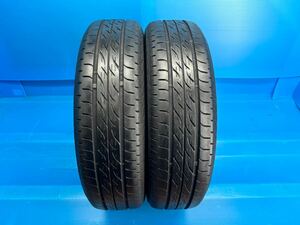 ☆個人宅可☆B37◆ブリヂストン ネクストリー BS ECOPIa NEXTRY 155/65R14 2本 2021年製造 5分山位 点検済