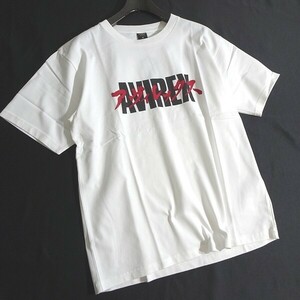 AVIREX アヴィレックス 新品 速乾×高強度 プレーティング天竺 カタカナロゴ 半袖 Tシャツ カットソー 6123281 02 M ▲018▼kkf367us