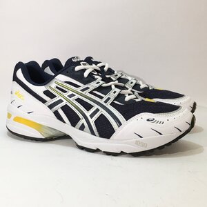 28cm ASICS GEL-1090 1021A275-400 アシックス ゲル1090 ホワイト ネイビー メンズ スニーカー 45666 H102197