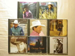 『George Strait アルバム8枚セット』(Holding My Own,Easy Come Easy Go,Lead On,Blue Clear Sky,Carrying Your Love With Me)