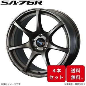 ウェッズ ホイール ウェッズスポーツ SA-75R ランサーエボリューションX CZ4A 三菱 18インチ 5H 4本セット 0074007 WEDS