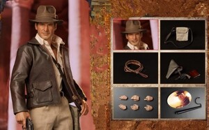 ☆新品　1/6　インディ・ジョーンズ　アクションフィギュア　ハリソン・フォード　PRESENTTOYS　未使用