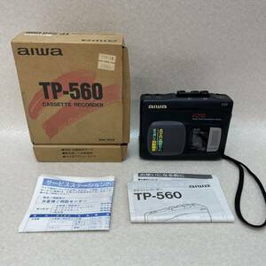J5255★中古品★動作未確認品★ aiwa アイワ　TP-560　カセットレコーダー　ジャンク