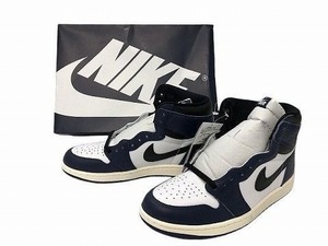 ★未使用★ NIKE ナイキ AIR JORDAN 1 RETRO HIGH OG DZ5485-401 スニーカー ミッドナイトネイビー 28cm SMK554743相