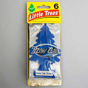 お得な6枚組 リトルツリー ニュー カー Little Trees 芳香剤 エアフレッシュナー 車 部屋 吊り下げ USA【メール便 送料無料】