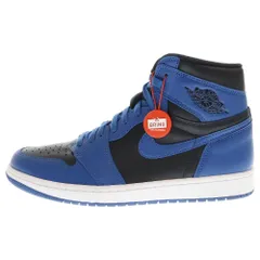 NIKE (ナイキ) AIR JORDAN 1 RETRO HIGH OG DARK MARINA BLUE エアジョーダン レトロ ダークマリーナブルー ハイカットスニーカー ブラック/ブルー US9.5/27.5cm 555088-404