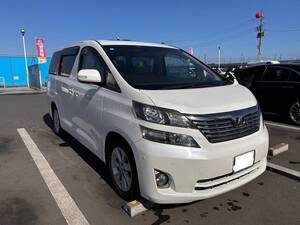 禁煙車ヴェルファイア3.5V Lエディション★検R8年4月124500km修復歴なし★7人乗り本革キャプテンシートWサンルーフ純正8インチナビ