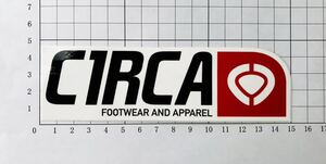 C1RCA FOOTWEAR AND APPAREL LONG LOGOステッカー サーカ フットウエア アパレル ロングロゴステッカー