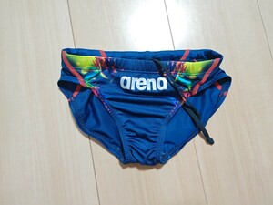 アリーナ　メンズ　リミック　Sサイズ　ネイビー×レッド　競パン arena 競泳水着 Vパン　新品同様　FAR-2542M