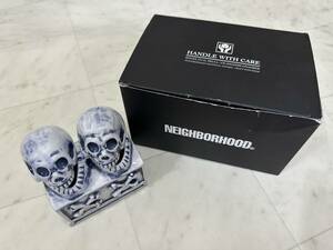 NEIGHBORHOOD ネイバーフッド【BOOZE DUAL SKULL CE INCENSE CHAMBER】スカル インセンスチャンバー お香立て