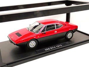 KK-Scale 1/18 フェラーリ 208 GT4 1975 (レッド/ブラック)