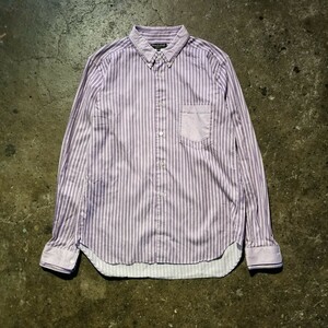 COMME des GARCONS HOMME PLUS 11AW 製品洗い加工 ドッキングシャツ 2011AW AD2011 コムデギャルソンオムプリュス