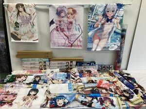 ★◆【ジャンク】アニメ 美少女など タペストリー ポスター 大量セット ラブライブ 上海アリス よめたんなど 抱き枕カバー有 140サイズ