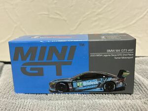 MINI GT 1/64 BMW M4 GT3 #97 2023 IMSA LAGUNA SECA GTD 2nd place turner motorsport TSM ミニGT MINIGT