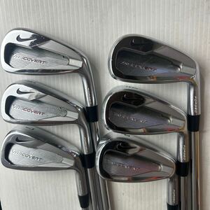 送料無料★NIKE COVERT FORGED 5.6.7.8.9.PW 6本セット MODUS3 TOUR120 Sフレックス アイアンセット ナイキ コバート 管理番号15874