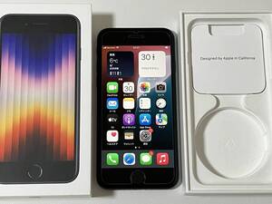 SIMフリー iPhoneSE3 64GB Midnight シムフリー アイフォンSE 3 第三世代 第3世代 ミッドナイト 黒 SIMロックなし A2782 MMYC3J/A 79%