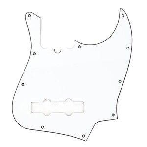 ベースピックガード フェンダー Fender 10-Hole Contemporary Jazz Bass Pickguards ホワイト ジャズベース ピックガード