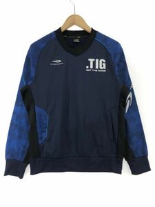 TIGORA ティゴラ トレーニングウェア Tシャツ カットソー sizeS/青系 ◇■ ☆ dkc7 メンズ