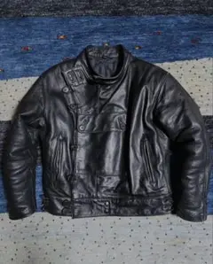 Swedish Army type Leather Motorcycle JKT