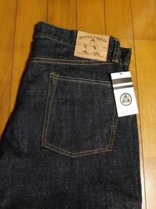 新品未使用 桃太郎ジーンズ MOMOTARO JEANS LOT 0306-82 COTTON100% 34インチ デニム色 岡山 児島 MADE IN JAPAN　MSSJ0306①