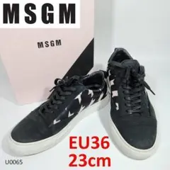 エムエスジィエム MSGM スニーカー 36 ブラック