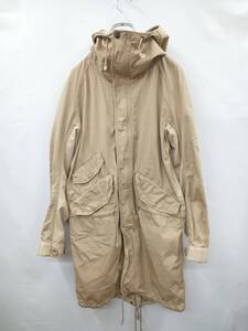 nonnativeノンネイティブ M-51 モッズコート 17A/W オーバーダイ加工 ツイルモッズコート サイズ0 ベージュ 通年