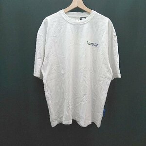 ◇ PUBLUX パブリュクス トムとジェリー バックプリント コットン100% 半袖 Tシャツ サイズXL ホワイト レディース E