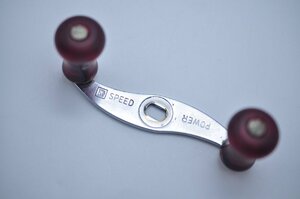 売切り 訳アリ パワー スピード クランクハンドル Power Speed Crank レッドノブ 70mm Abu Ambassadeur 1500C 2500C 5000 などに