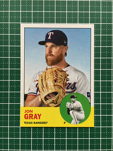 ★TOPPS MLB 2022 ARCHIVES #36 JON GRAY［TEXAS RANGERS］ベースカード「1963 TOPPS」★